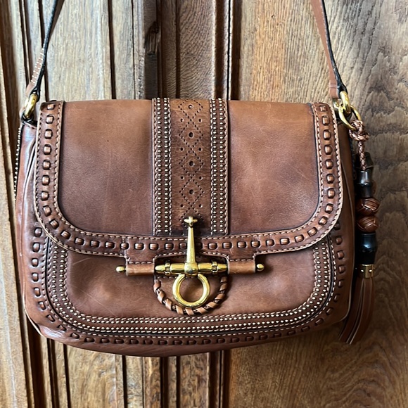 GUCCI Snaffle Bit Medium Shoulder Bag Rare - Picture 5 of 16